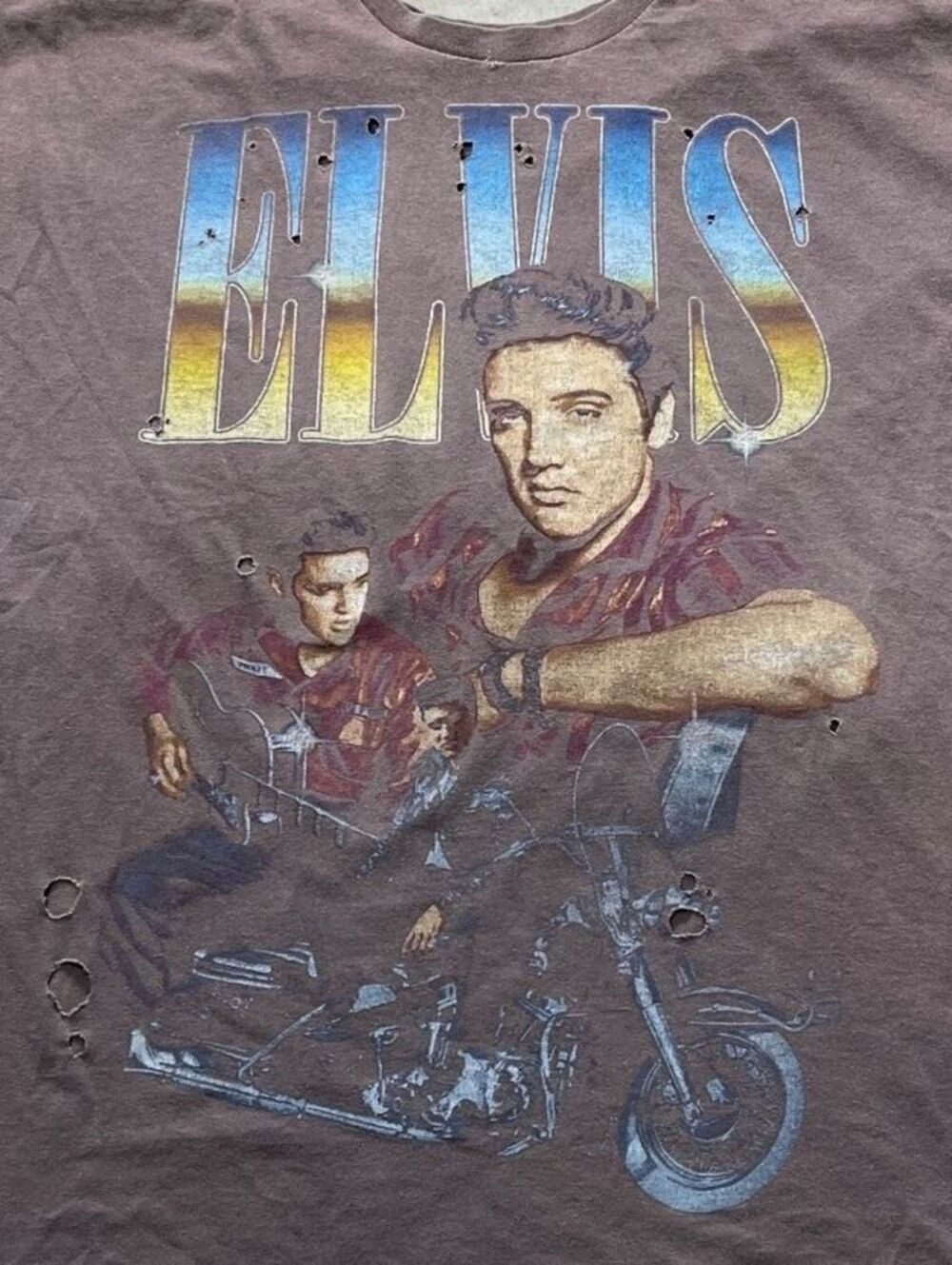 Elvis Presley Preowned XL Distressed T-shirt